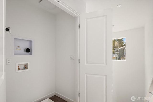 1240 SW 124th St Unit 10B, Burien, WA 98146 - washroom featuring laundry area, hookup for an electric dryer, and washer hookup