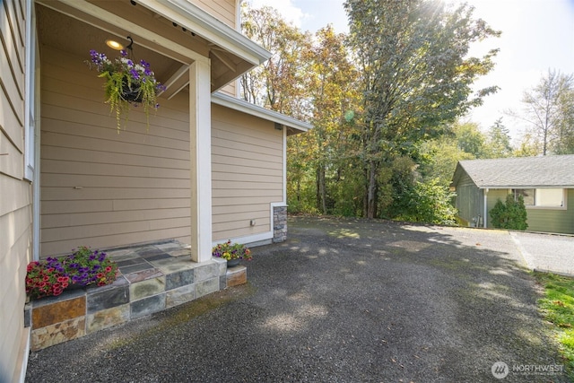 view of home's exterior