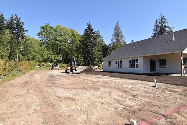 view of rear view of property