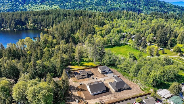 2600 42nd St, Bellingham, WA 98229 - bird's eye view of a forest and a large body of water