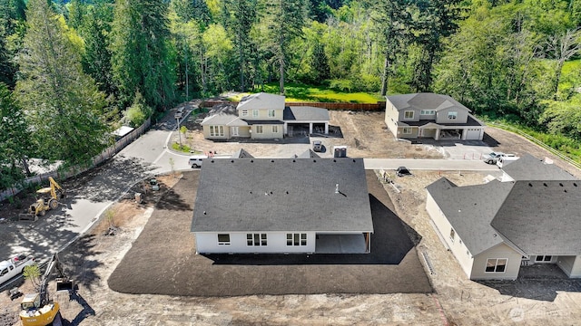 2600 42nd St, Bellingham, WA 98229 - aerial view of property and surrounding area with a heavily wooded area