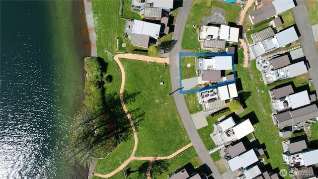 990 S Lake Whatcom Blvd Unit 65, Sedro Woolley, WA 98284 - bird's eye view featuring a water view and a residential view