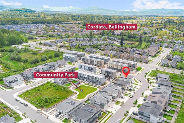 4818 Springside St, Bellingham, WA 98226 - aerial view of a mountain backdrop