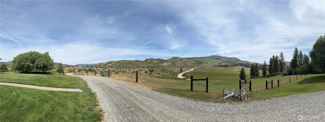 13 Fox Mountain Rd, Okanogan, WA 98840 - view of dirt / gravel road with a mountain view and a rural view