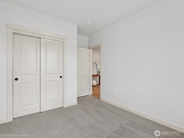 1349 Bill Ave, Walla Walla, WA 99362 - unfurnished bedroom with carpet floors, baseboards, and a closet