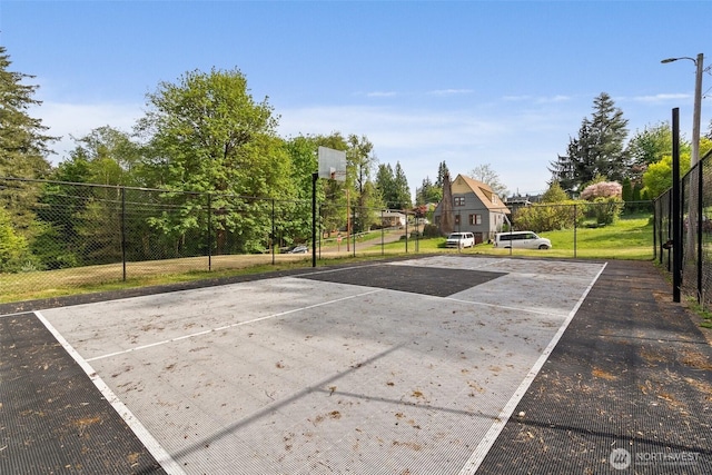 505 S 8th, Shelton, WA 98584 - view of basketball court with community basketball court and fence