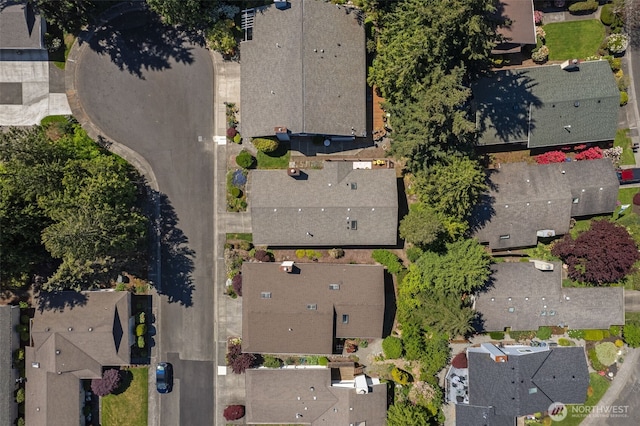 aerial view of property's location