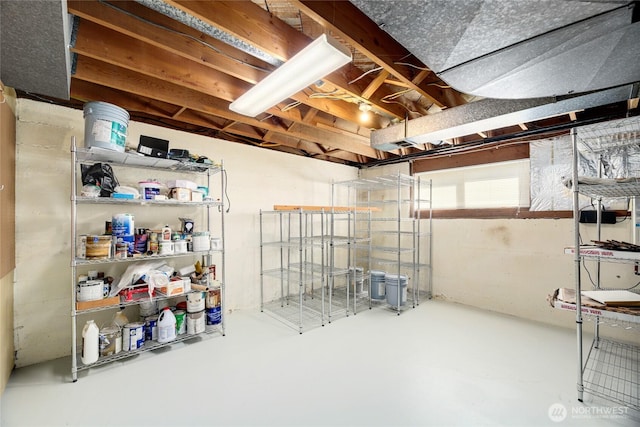 view of storage