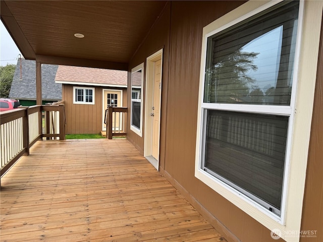 view of deck