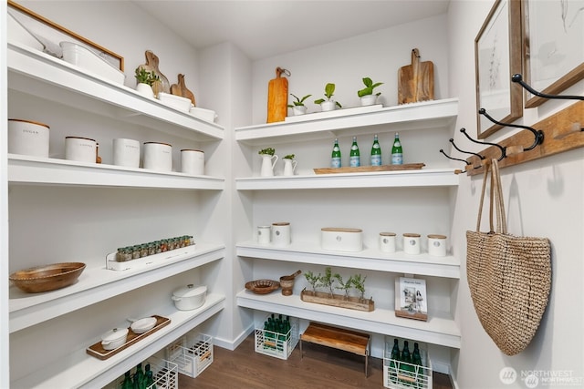 view of pantry
