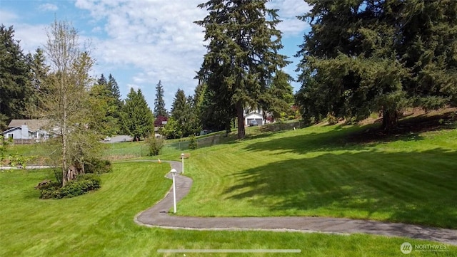 surrounding community with a lawn