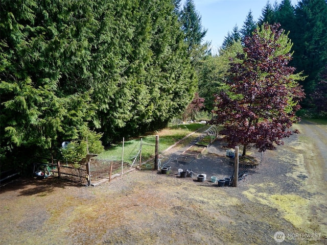 597 Yale Bridge Rd, Ariel, WA 98603 - view of yard with a vegetable garden