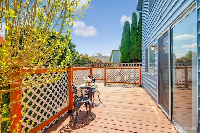 view of deck