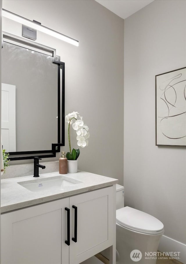 4306 Quaternary Rd, Clinton, WA 98236 - half bath with vanity and toilet