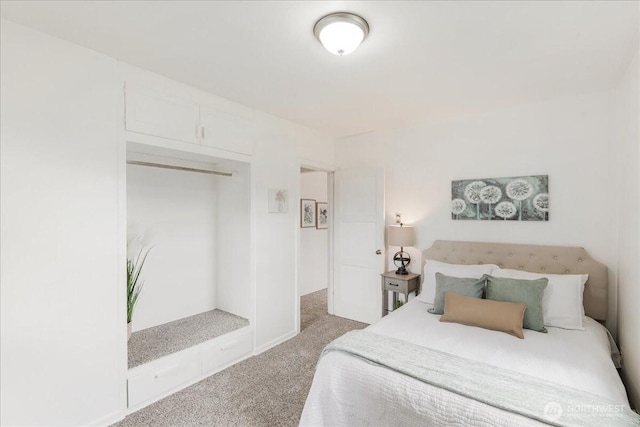 bedroom with carpet flooring