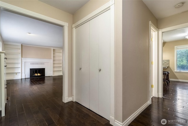 958 Abbott Rd, Walla Walla, WA 99362 - corridor featuring baseboards and dark wood-style floors