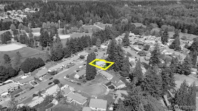 1718 33rd St SE, Auburn, WA 98002 - drone / aerial view of a forest