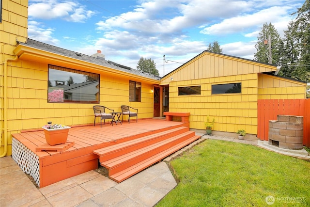 4995 Johnson St NW, Bremerton, WA 98311 - rear view of house featuring a deck