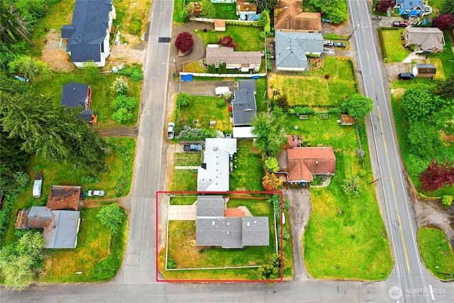 4995 Johnson St NW, Bremerton, WA 98311 - aerial view of residential area featuring property boundaries highlighted