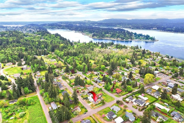 4995 Johnson St NW, Bremerton, WA 98311 - aerial view of a large body of water and a forest
