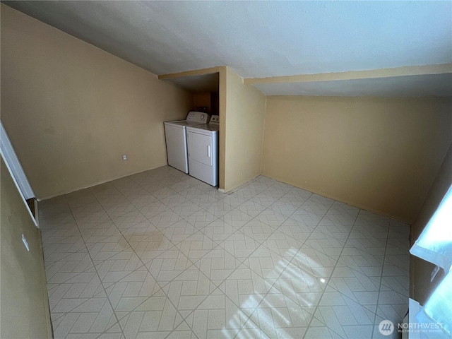 interior space featuring washing machine and dryer