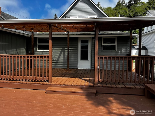 422 Chenault Ave, Hoquiam, WA 98550 - view of deck