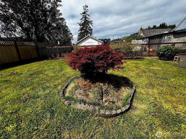 422 Chenault Ave, Hoquiam, WA 98550 - view of yard with a fenced backyard