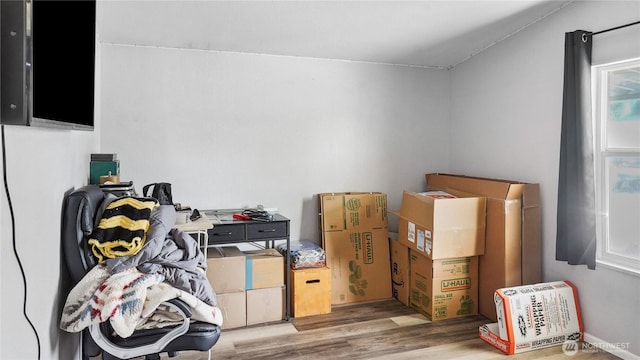 view of storage room