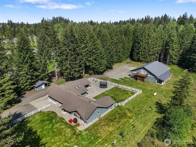 12430 Brooks St SW, Olympia, WA 98512 - bird's eye view with a wooded view