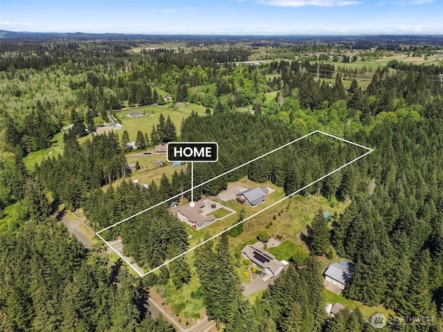12430 Brooks St SW, Olympia, WA 98512 - drone / aerial view featuring a view of trees