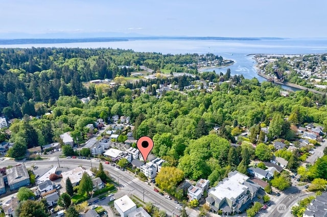 3236 W Government Way, Seattle, WA 98199 - bird's eye view featuring a water view