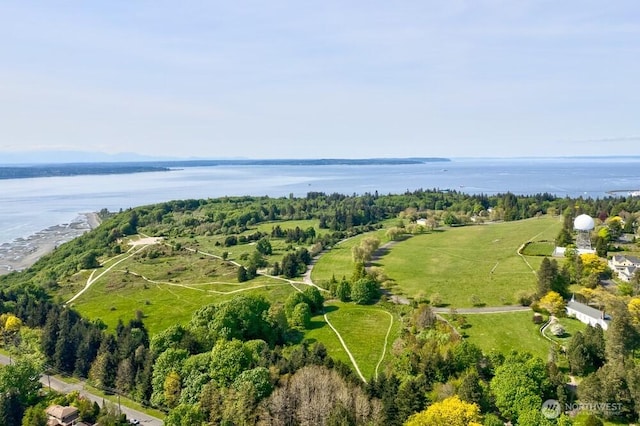 3236 W Government Way, Seattle, WA 98199 - birds eye view of property with a water view