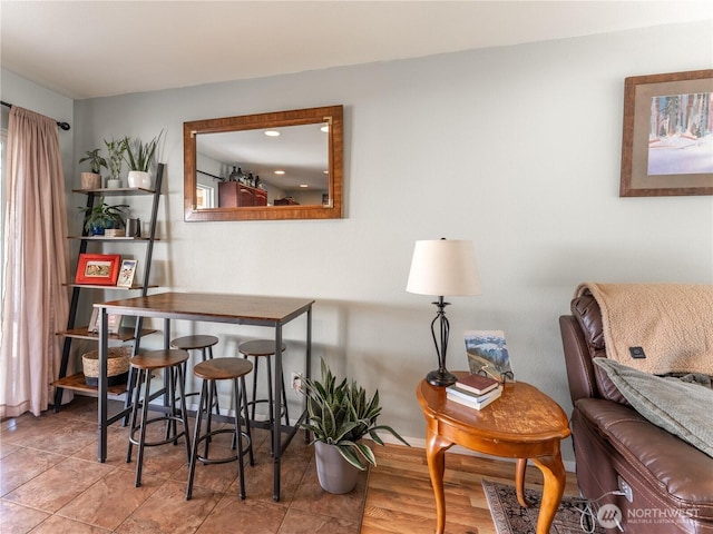 view of living area