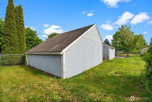 view of outbuilding with an outdoor structure
