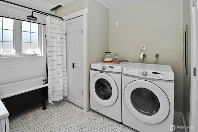 1517 Pioneer Hwy, Silvana, WA 98287 - laundry area with laundry area and washing machine and clothes dryer