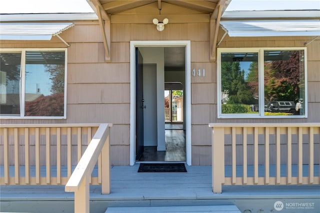 view of entrance to property
