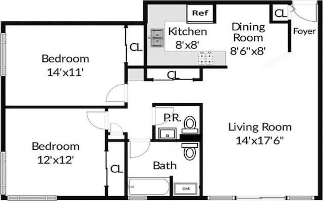 912 3rd Ave W Unit 303, Seattle, WA 98119 - floor plan