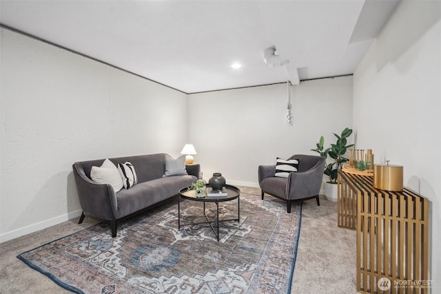 6409 NW 202nd Cir, Ridgefield, WA 98642 - carpeted living area featuring baseboards