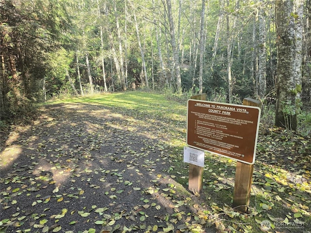 details with a forest view