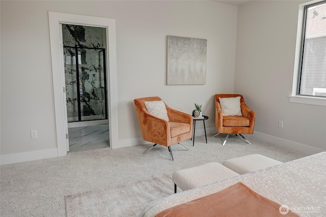 21403 39th Dr SE Unit B, Bothell, WA 98021 - carpeted bedroom with baseboards and ensuite bath