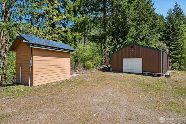 0 Boyd Rd, White Pass, WA 98377 - detached garage with driveway
