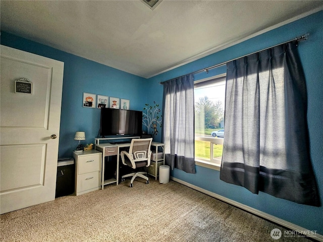 9011 Waverly Dr SW, Lakewood, WA 98499 - office with carpet floors and baseboards