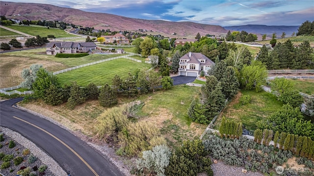 view of property location with a mountainous background