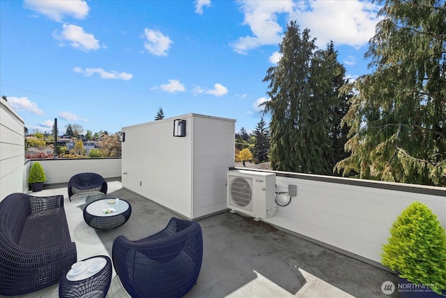 6032 42nd Ave SW Unit A, Seattle, WA 98136 - view of patio / terrace featuring ac unit and fence