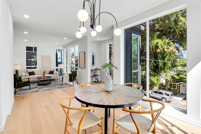 627A W Emerson St, Seattle, WA 98119 - dining space featuring recessed lighting and light wood finished floors