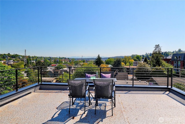 627A W Emerson St, Seattle, WA 98119 - view of patio / terrace with a balcony