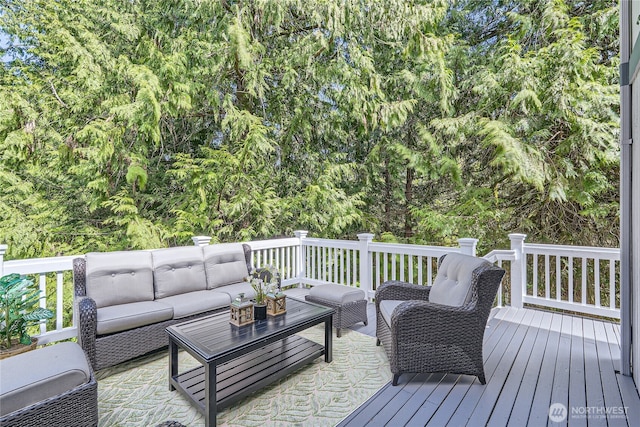 22606 NE 14th Dr, Sammamish, WA 98074 - deck featuring an outdoor hangout area