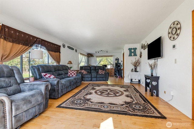 584 Gish Rd, Onalaska, WA 98570 - living room featuring wood finished floors
