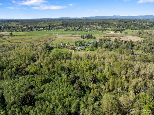 584 Gish Rd, Onalaska, WA 98570 - bird's eye view with a forest view, a rural view, and a mountain view