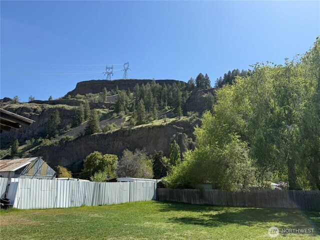 view of mountain feature